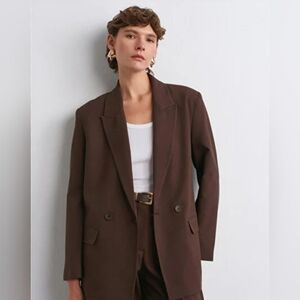 H&M Dark Brown Women's Blazer